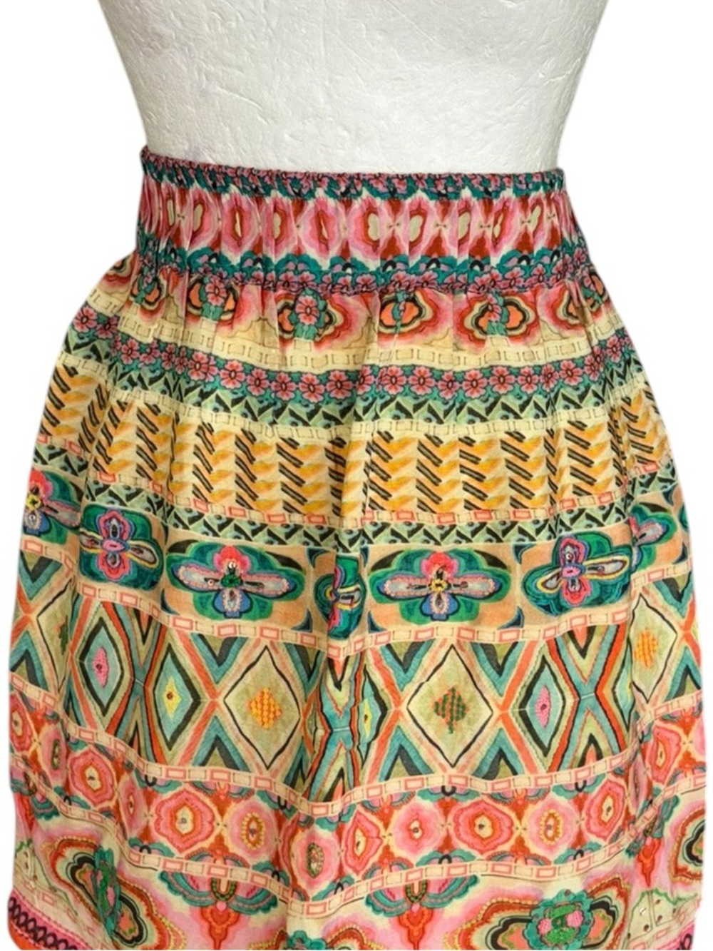 Anthropologie Tanvi Kedia Oroya Echo Embellished Sequin Mini Skirt - XS - Picture 6 of 15